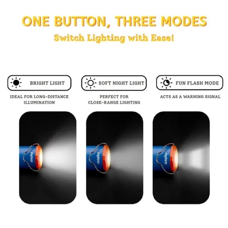 Mideer vaikiškas žibintuvėlis „Adventure Flashlight“ 5
