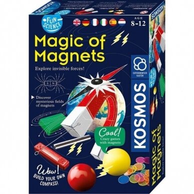 Mokslas linksmai rinkinys "Magnetų magija"