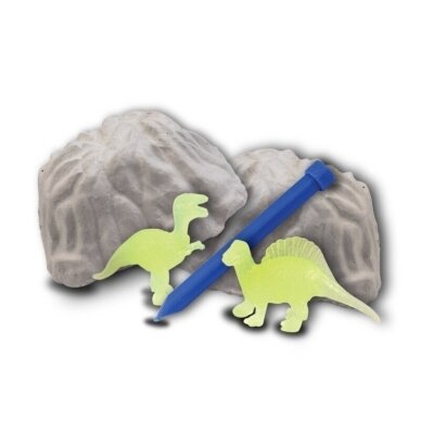 Mokslo rinkinys - Kasinėjimų rinkinys - Staigmena - 2 dinozaurai Mokslo rinkinys - Kasinėjimų rinkinys - Staigmena - 2 dinozaurai