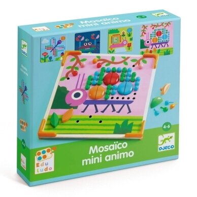 Mozaikos žaidimas Maži gyvūnėliai Mozaikos žaidimas Maži gyvūnėliai