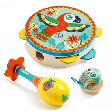 Muzikinių instrumentų rinkinys Djeco Muzikinių instrumentų rinkinys Djeco