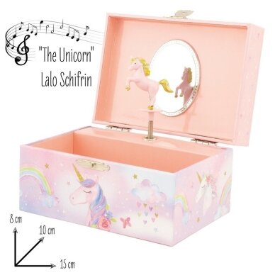 Muzikinė dėžutė vaivorykštės Vienaragis Muzikinė dėžutė vaivorykštės Vienaragis