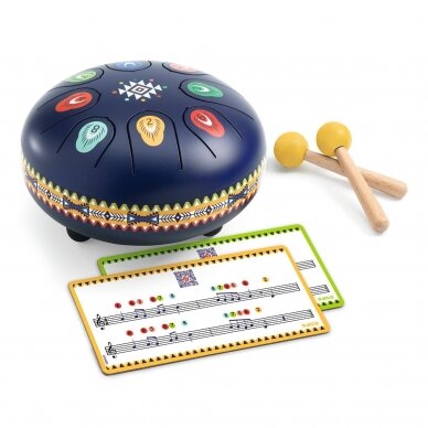 Muzikinis instrumentas Djeco Metalinis būgnas Muzikinis instrumentas Djeco Metalinis būgnas