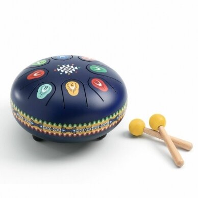 Muzikinis instrumentas Djeco Metalinis būgnas 2 Muzikinis instrumentas Djeco Metalinis būgnas 2