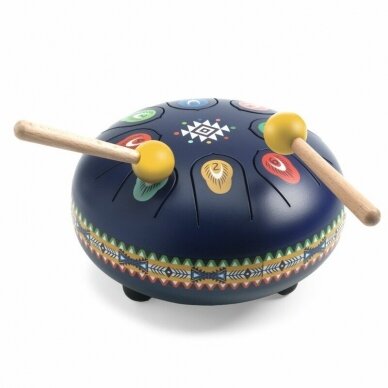 Muzikinis instrumentas Djeco Metalinis būgnas 3