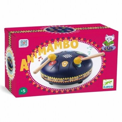 Muzikinis instrumentas Djeco Metalinis būgnas 6 Muzikinis instrumentas Djeco Metalinis būgnas 6