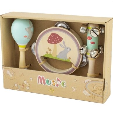 Muzikinių instrumentų rinkinys Kiškelis Muzikinių instrumentų rinkinys Kiškelis