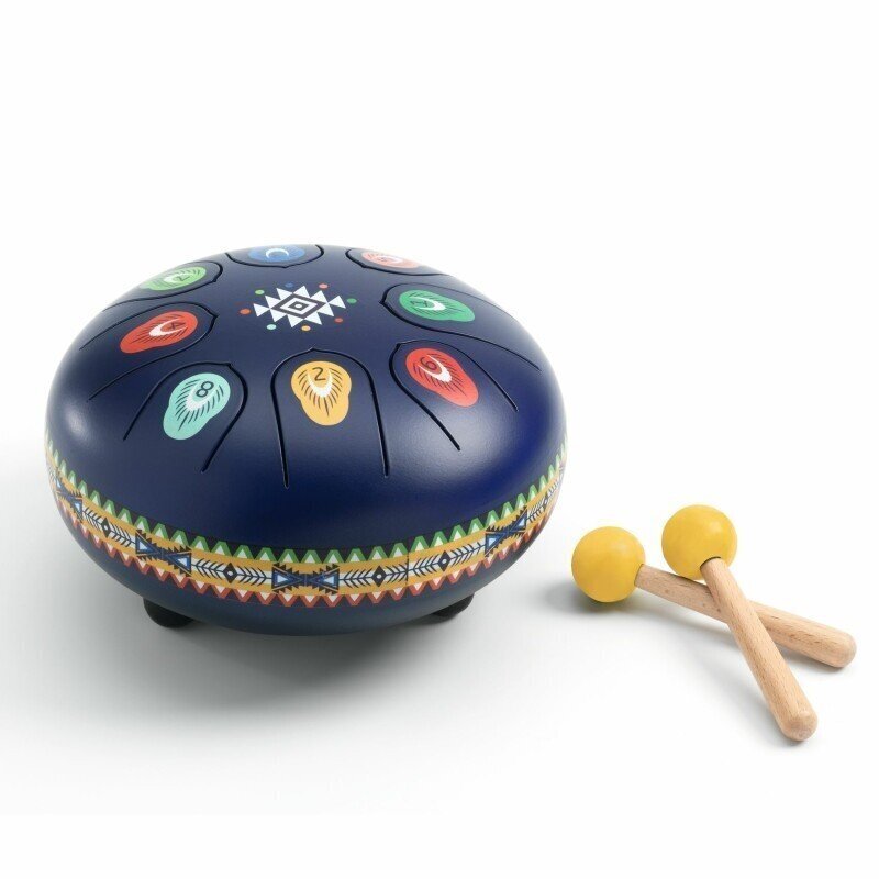Muzikinis instrumentas Djeco Metalinis būgnas 2 Muzikinis instrumentas Djeco Metalinis būgnas 2