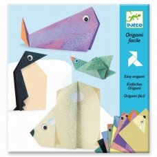 Origami rankdarbis „Poliariniai gyvūnai"