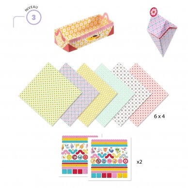 Origami rankdarbis Dėžutės Origami rankdarbis Dėžutės