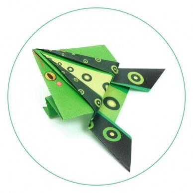 Origami rinkinys Šokinėjantys gyvūnai 4 Origami rinkinys Šokinėjantys gyvūnai 4