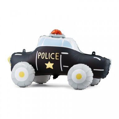 Pastatomas balionas Policijos mašina 90 x 41 cm Pastatomas balionas Policijos mašina 90 x 41 cm