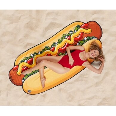 Paplūdimio kilimėlis, Hot Dog Paplūdimio kilimėlis, Hot Dog