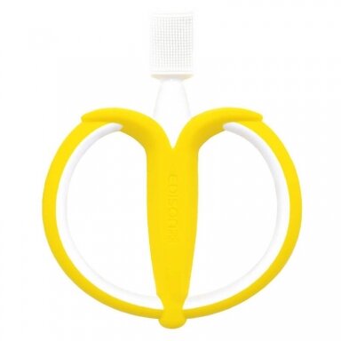 Pirmasis dantų šepetėlis EDISONmama „Bananas“