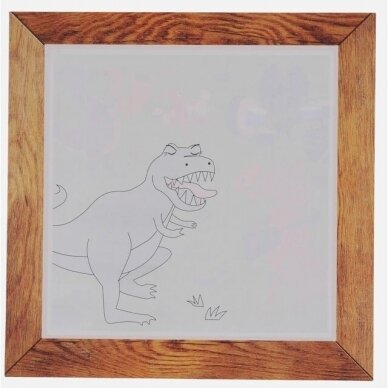 Piešimo vandeniu rinkinys mažiesiams "Dinozaurai" 2 Piešimo vandeniu rinkinys mažiesiams "Dinozaurai" 2