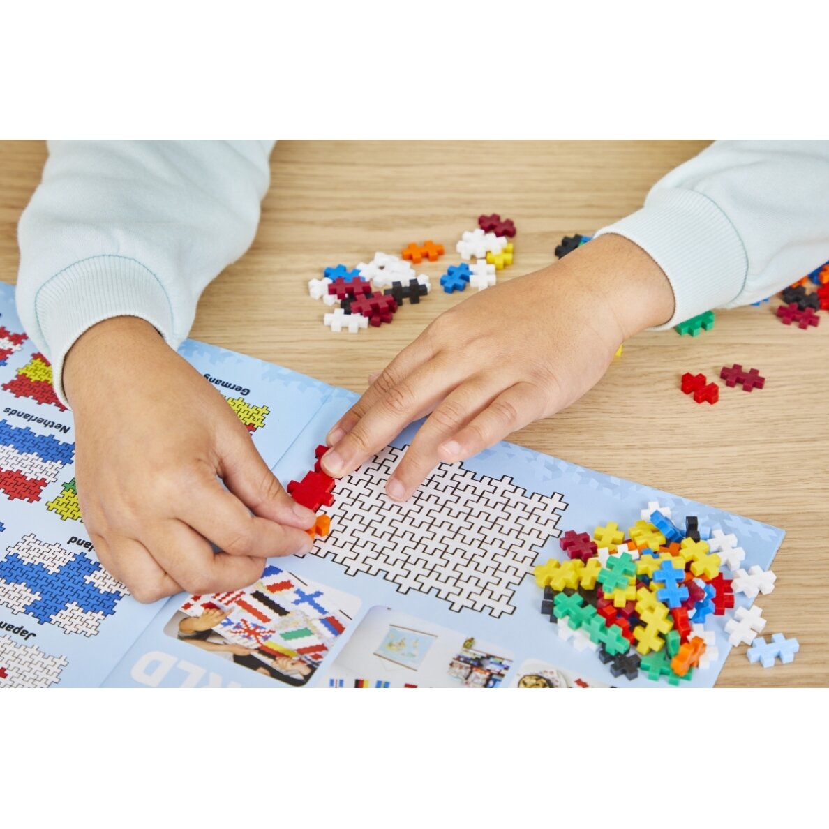 Plus Plus edukacinė dėžė, Pasaulio Vėliavos, 2400 det. 2