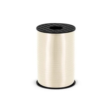 Plastikinė juostelė, kreminė, 5 mm/225 m, 1 vnt