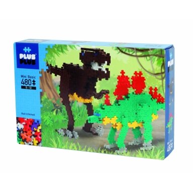 Plus Plus konstruktorius, Dinozaurai, Mini bazinės 480 Plus Plus konstruktorius, Dinozaurai, Mini bazinės 480