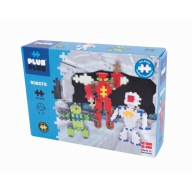 Plus Plus konstruktorius, Robotai, Mini neoninės 170 Plus Plus konstruktorius, Robotai, Mini neoninės 170