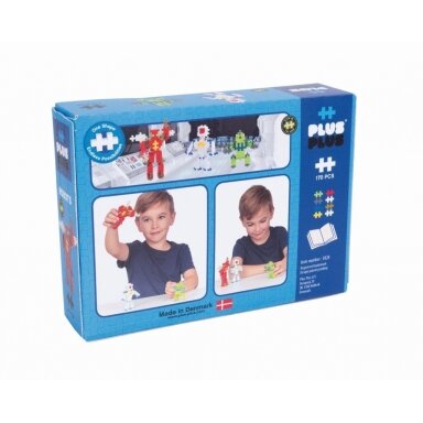 Plus Plus konstruktorius, Robotai, Mini neoninės 170 Plus Plus konstruktorius, Robotai, Mini neoninės 170