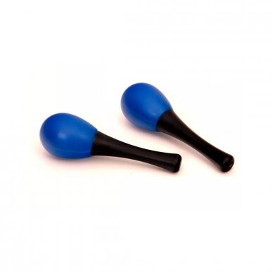 Plastikiniai marakasai Condorwood, 6cm mėyni Plastikiniai marakasai Condorwood, 6cm mėyni