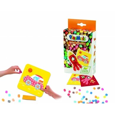 PlayMais žaidimas Mini mozaika 300, Mašina-Raketa 1 PlayMais žaidimas Mini mozaika 300, Mašina-Raketa 1