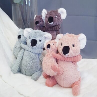 Pliušinis žaislas - Koala Mama ir mažylis, rožinis 2