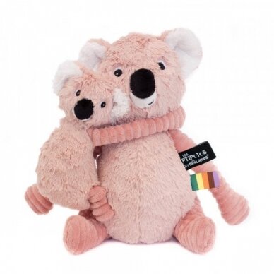 Pliušinis žaislas - Koala Mama ir mažylis, rožinis