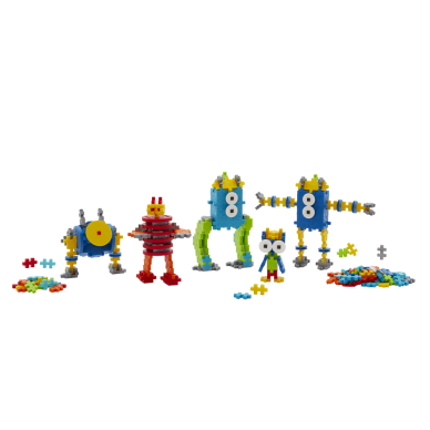 Plus Plus konstruktorius, Mokausi statyti robotus, 275 det. 3 Plus Plus konstruktorius, Mokausi statyti robotus, 275 det. 3