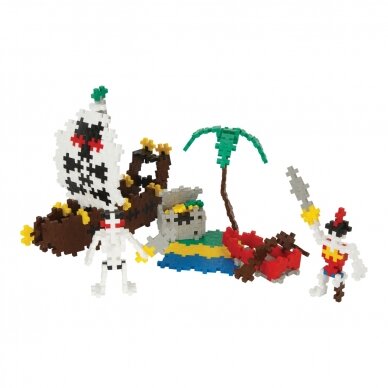 Plus Plus konstruktorius, Piratai, Mini bazinės 360 Plus Plus konstruktorius, Piratai, Mini bazinės 360