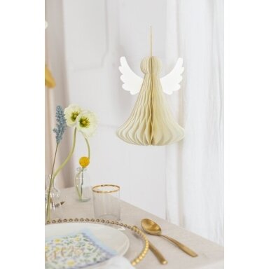 Popierinė dekoracija Angelas, 15cm Popierinė dekoracija Angelas, 15cm