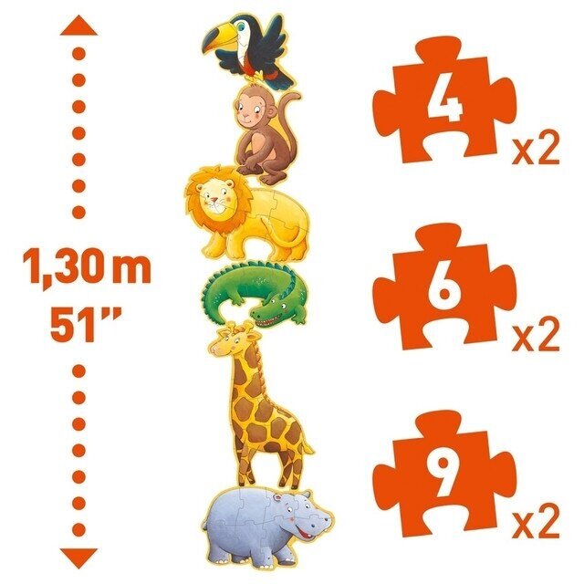 Progresinė dėlionė "Mozetė ir draugai" 1 Progresinė dėlionė "Mozetė ir draugai" 1