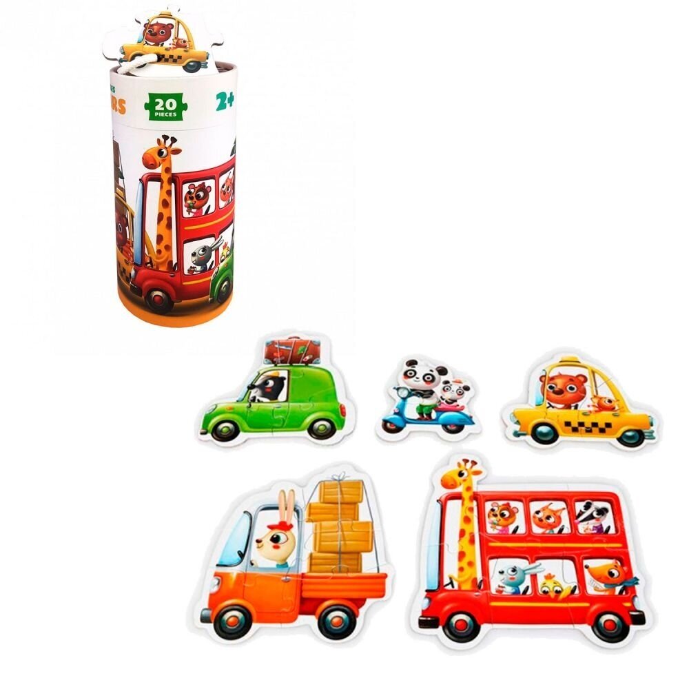 Puzzlika dėlionė "Automobiliai"