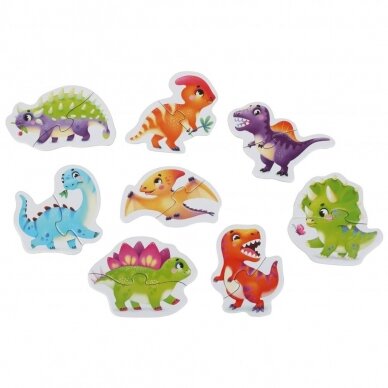 Puzzlika dėlionė "Dinozaurai" 1 Puzzlika dėlionė "Dinozaurai" 1