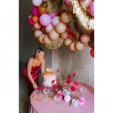 Rišami balionai 33cm, kūnos spalvos nude 1 Rišami balionai 33cm, kūnos spalvos nude 1