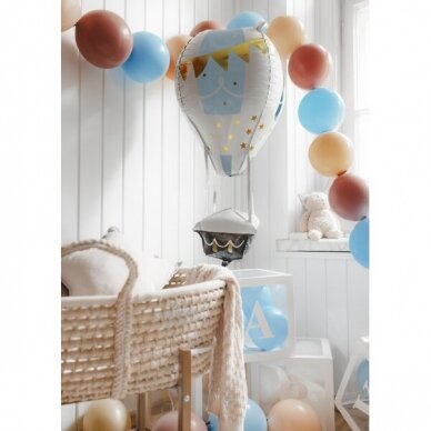 Rišami balionai 33cm, pelenų rožinė 2 Rišami balionai 33cm, pelenų rožinė 2