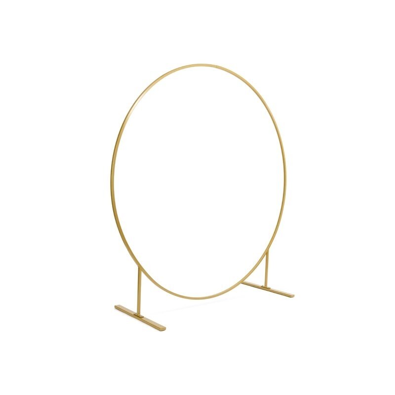 Apvalus fono stovas, auksinis, 2m
