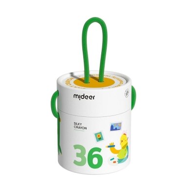 Šilkinės kreidelės mideer 36 spalvos Šilkinės kreidelės mideer 36 spalvos