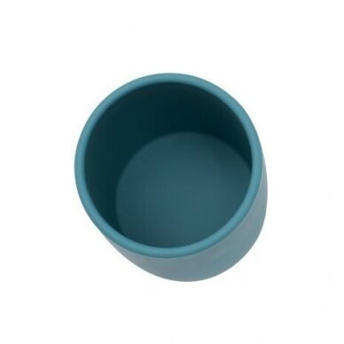 Silikoninis puodelis, blyškiai mėlyna 2
