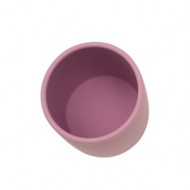 Silikoninis puodelis, pelenų rožinė 1