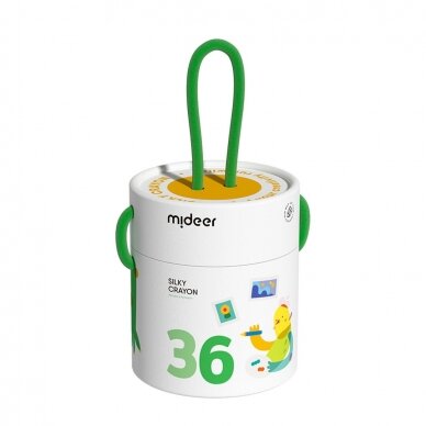 Šilkinės kreidelės mideer 36 spalvos Šilkinės kreidelės mideer 36 spalvos