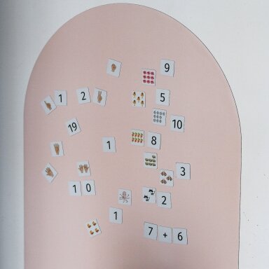 Priklijuojama magnetinė lenta „Arka“, švelniai rožinė, 95 × 76 cm Priklijuojama magnetinė lenta „Arka“, švelniai rožinė, 95 × 76 cm