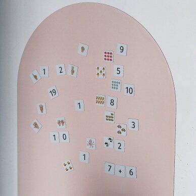 Priklijuojama magnetinė lenta „Arka“, švelniai rožinė, 95 × 76 cm Priklijuojama magnetinė lenta „Arka“, švelniai rožinė, 95 × 76 cm
