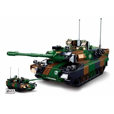 Sluban konstruktorius, LEOPARD 2A5 pagrindinis tankas 2in1, 766 det.