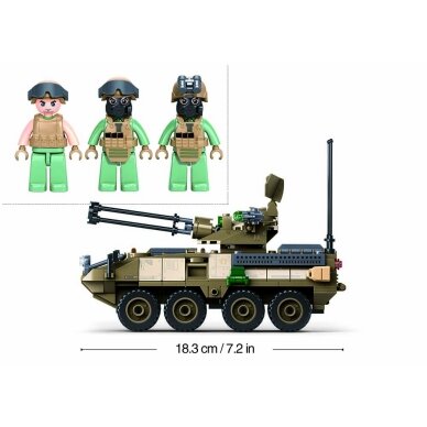Sluban konstruktorius, Karinis šarvuotis Stryker ADS, 320 det. 2