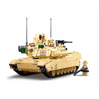 Sluban konstruktorius, M1A2 SEP v2 Abrams kovinis tankas 781 det. 1 Sluban konstruktorius, M1A2 SEP v2 Abrams kovinis tankas 781 det. 1