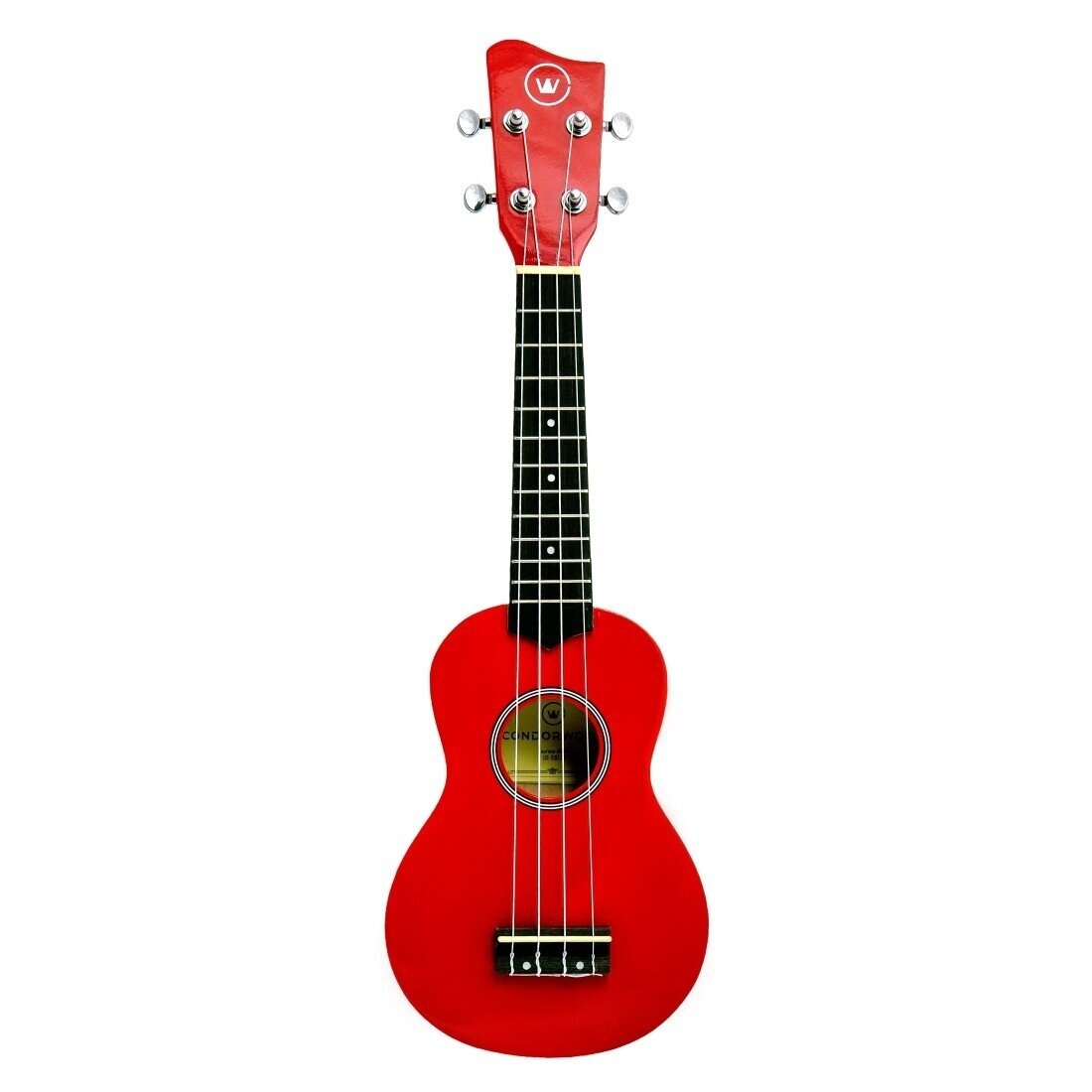 Soprano ukulelė Condorwood, raudona 1