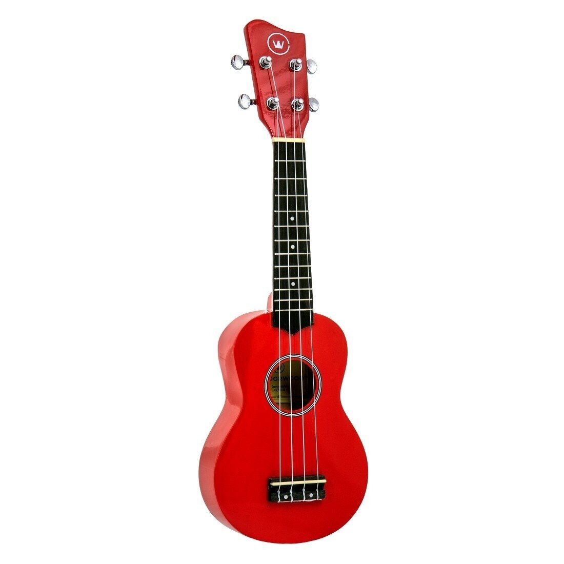 Soprano ukulelė Condorwood, raudona