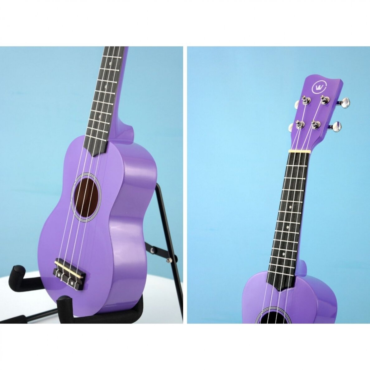 Soprano ukulelė Condorwood, violetinė 1