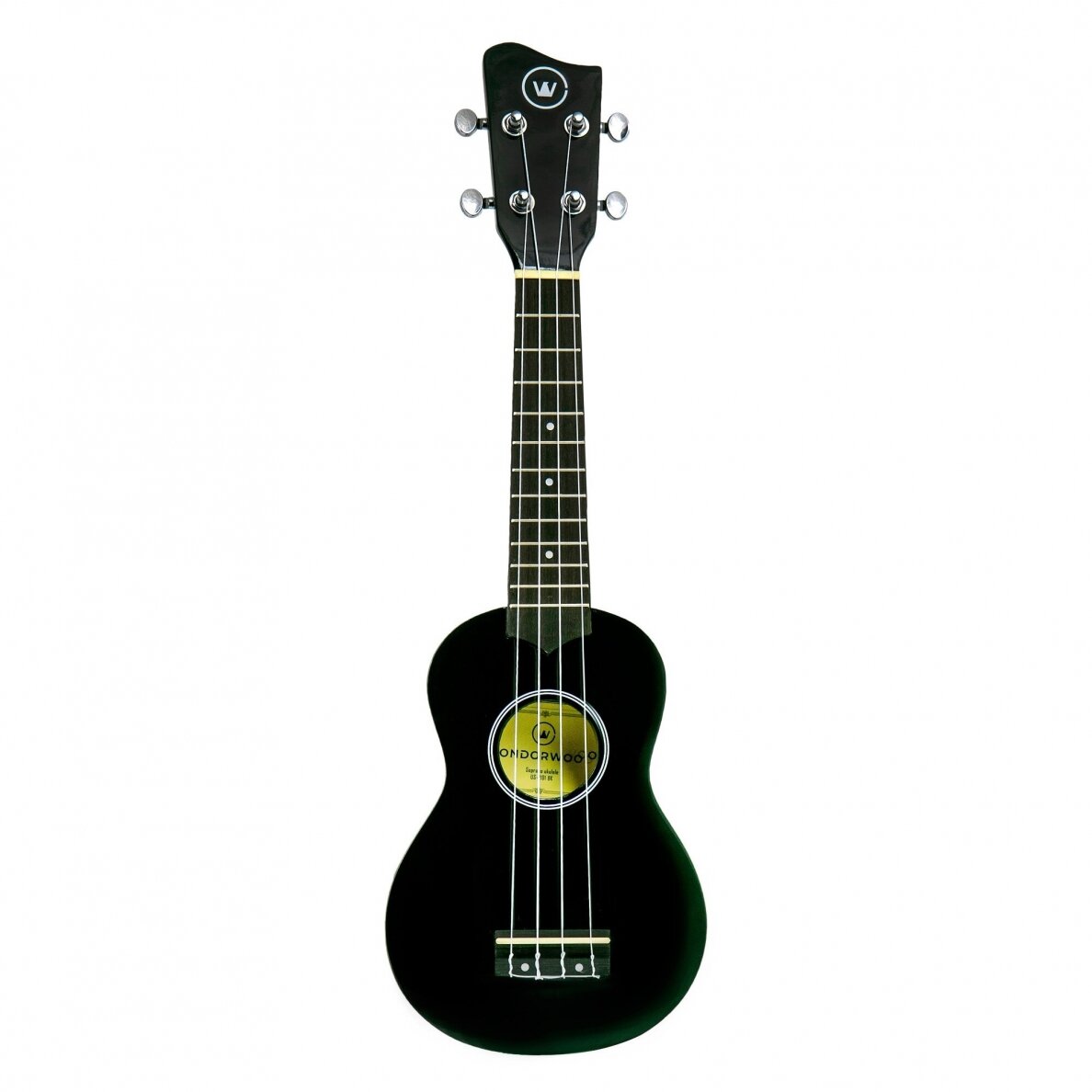 Soprano ukulelė Condorwood, juoda Soprano ukulelė Condorwood, juoda